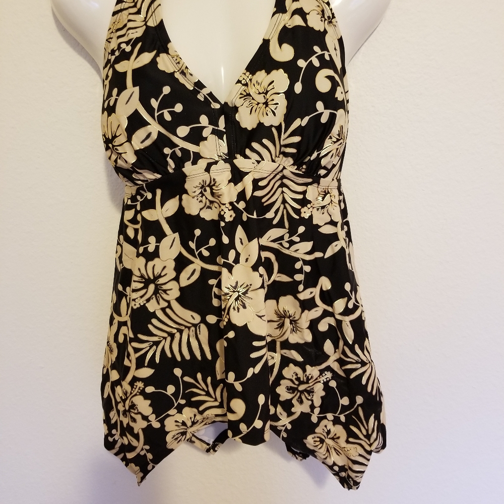 NWT Swimsuits for All Halter Tankini Top